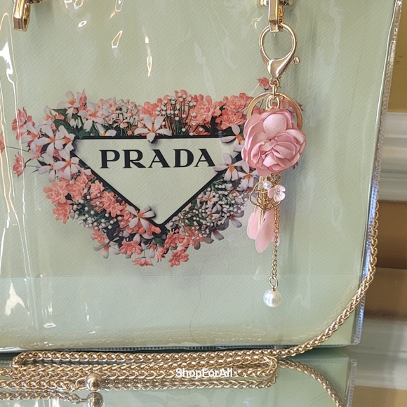 Prada Tote Large Shopping Bag Tote with PVC Cover - Picture 8 of 11